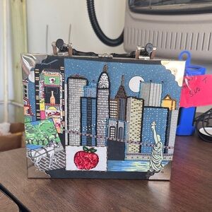 CColorful Cityscape Clutch